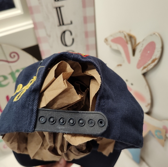 💙 Vintage Breitling Unisex Wear Cotton Adjustable Baseball Cap, Navy & Gold, OS - Picture 14 of 14